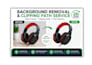 remove backgrounds and create clipping paths